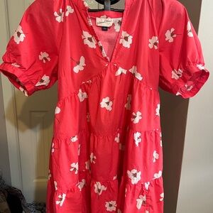 Universal Thread Dresses (floral and green) Two for One